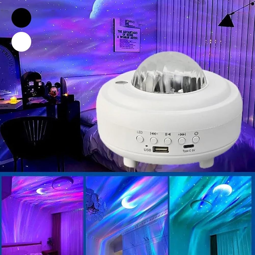 AuroraSky Pro 360° – Projecteur d'Aurores Boréales Connecté