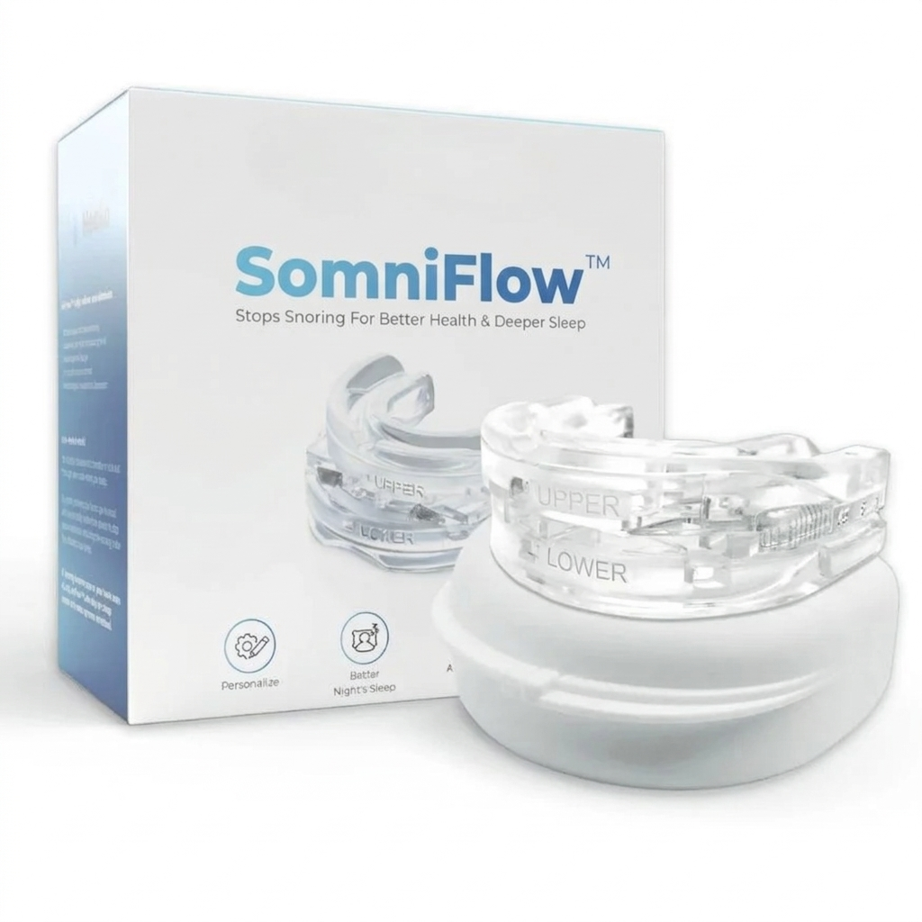 SomniFlow™ – Gouttière Anti-Ronflement Nouvelle Génération