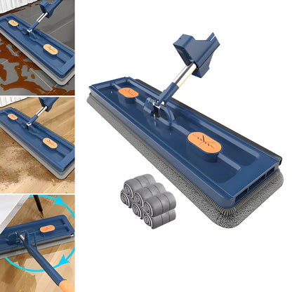 SwiftMop™ - Balai Serpillière Microfibre 360° Grand Format (42cm)
